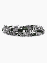 Double Cord Chain Bracelet Sterling Silver 925 Israel