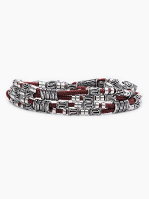Double Cord Chain Bracelet Sterling Silver 925 Israel