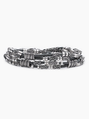 Double Cord Chain Bracelet Sterling Silver 925 Israel