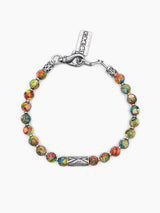 Fresh colored Bead Bracelet Sterling Silver 925 Israel Neta