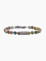 Fresh colored Bead Bracelet Sterling Silver 925 Israel Neta