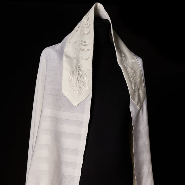 Tallit Petek Full White Kameart