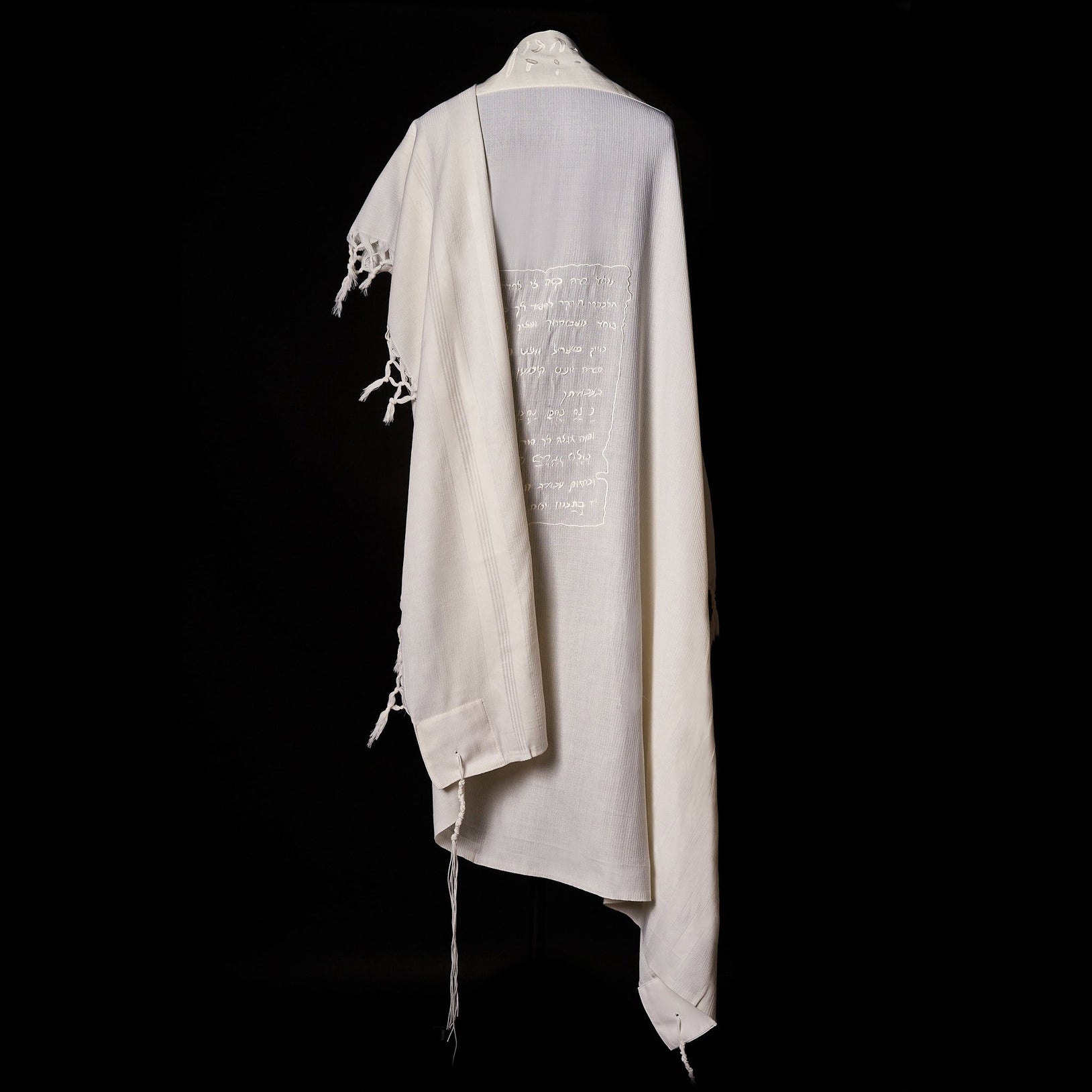 Tallit Petek Full White