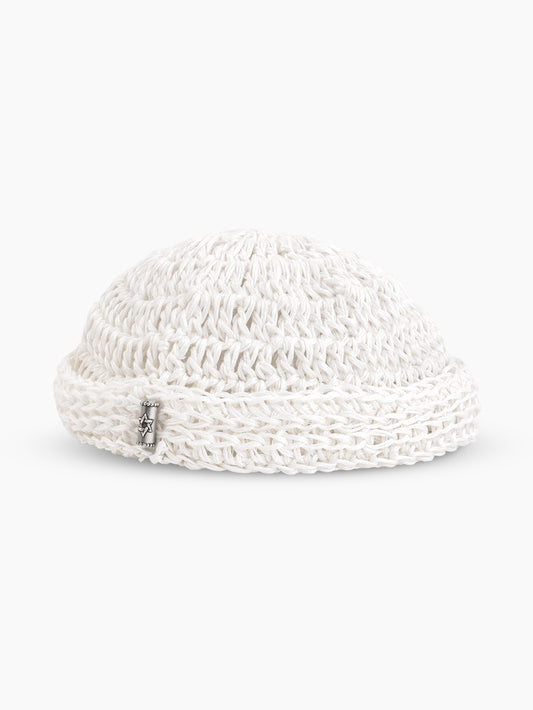 Handmade Linen Kippah Luxury Judaica Made in Israel