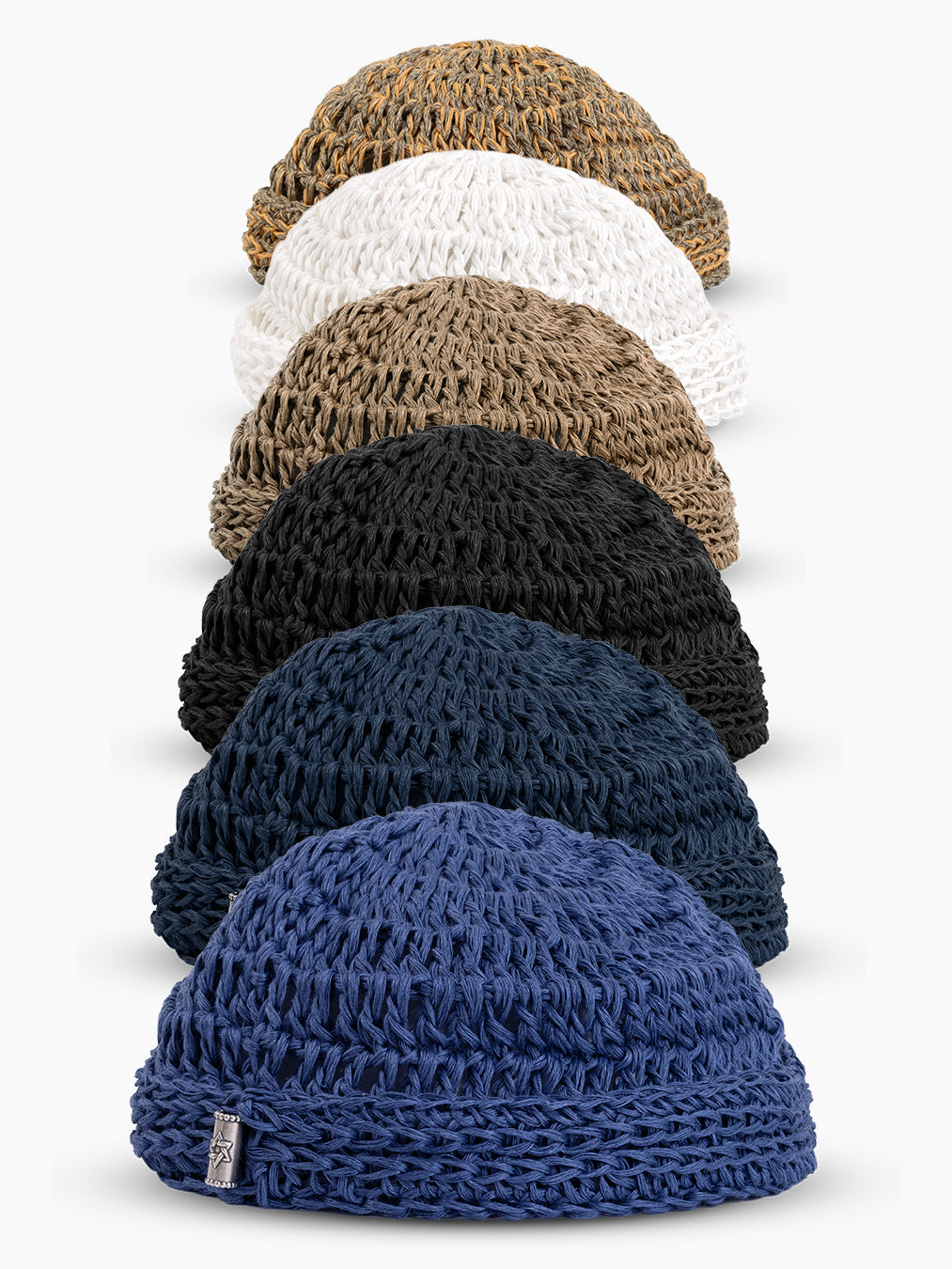Handmade Linen Kippah Luxury Judaica Made in Israel