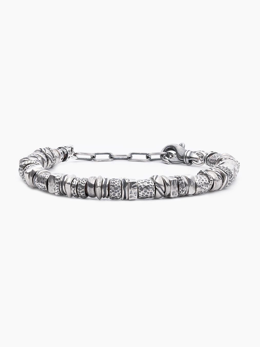 Hebrew Chain Bracelet Sterling Silver 925 Israel Ariel