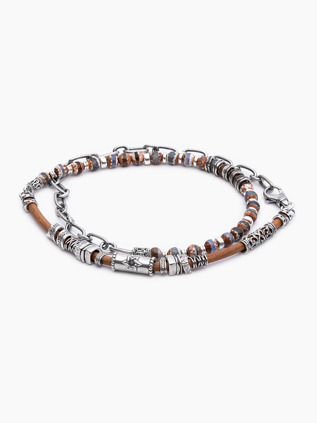 Hebrew Chain Bracelet Sterling Silver 925 Israel Avraham