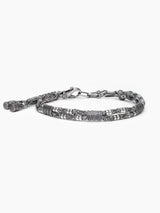 Hebrew Chain Bracelet Sterling Silver 925 Israel Elie