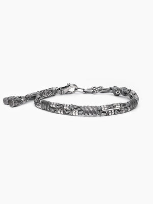 Hebrew Chain Bracelet Sterling Silver 925 Israel Elie