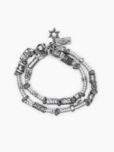 Hebrew Chain Bracelet Sterling Silver 925 Israel Myriam