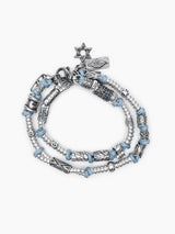 Hebrew Chain Bracelet Sterling Silver 925 Israel Myriam