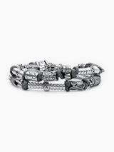 Hebrew Chain Bracelet Sterling Silver 925 Israel Myriam