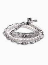 Hebrew Chain Bracelet Sterling Silver 925 Israel Netsah
