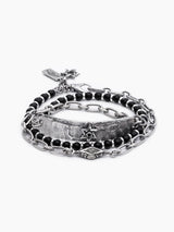Hebrew Chain Bracelet Sterling Silver 925 Israel Netsah
