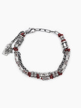 Hebrew Chain Bracelet Sterling Silver 925 Israel Raphael