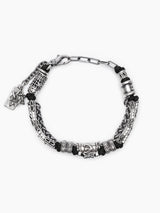 Hebrew Chain Bracelet Sterling Silver 925 Israel Raphael