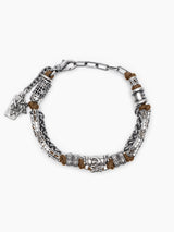 Hebrew Chain Bracelet Sterling Silver 925 Israel Raphael