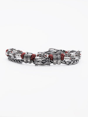 Hebrew Chain Bracelet Sterling Silver 925 Israel Raphael
