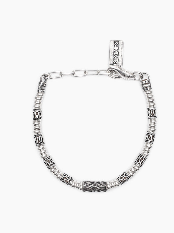 Hebrew Chain Bracelet Sterling Silver 925 Israel Shimon