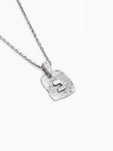 Hebrew Letter Bet Necklace Sterling Silver 925 Israel