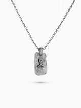Hebrew Letter Gimel Necklace Sterling Silver 925 Israel