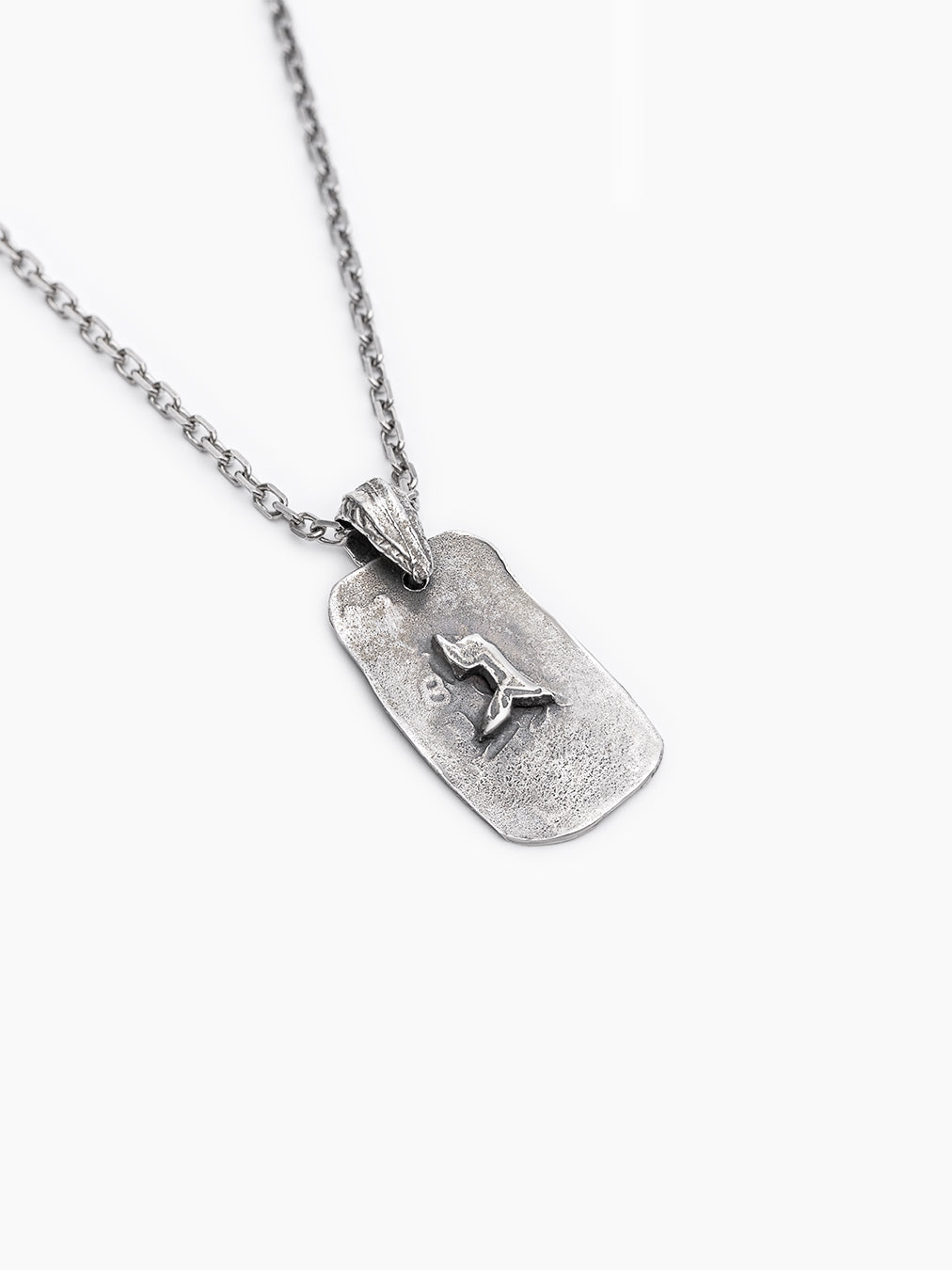 Hebrew Letter Gimel Necklace Sterling Silver 925 Israel