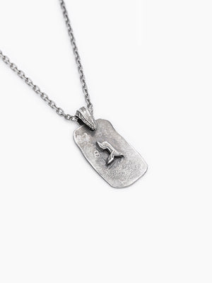 Hebrew Letter Gimel Necklace Sterling Silver 925 Israel