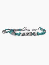 Hebrew letter Shin Cord Bracelet Adjustable Israel Jewish Gift