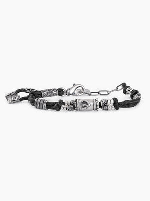 Hebrew letter Shin Cord Bracelet Adjustable Israel Jewish Gift