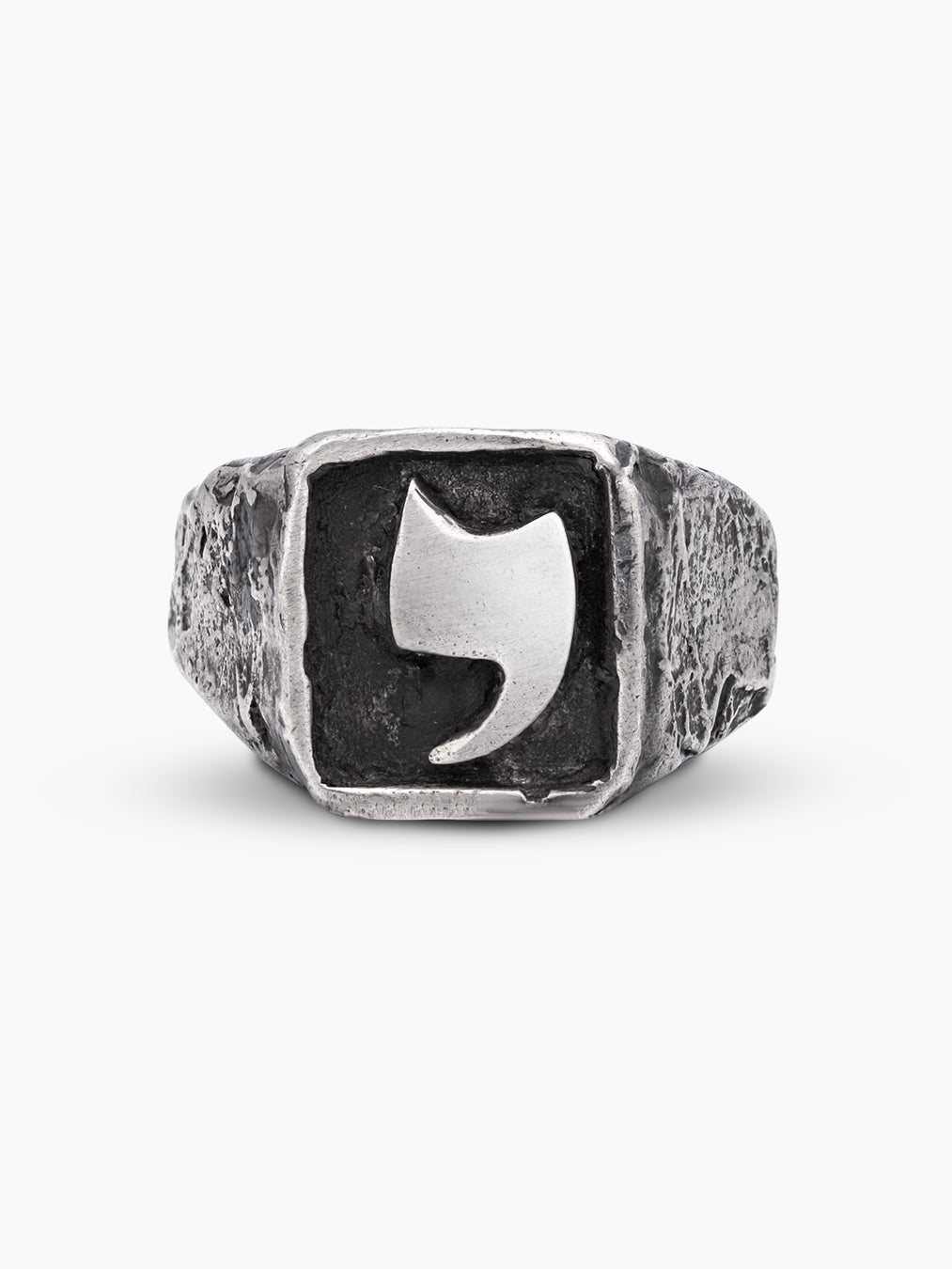 Hebrew Letter Yud Ring Sterling Silver 925 Israel