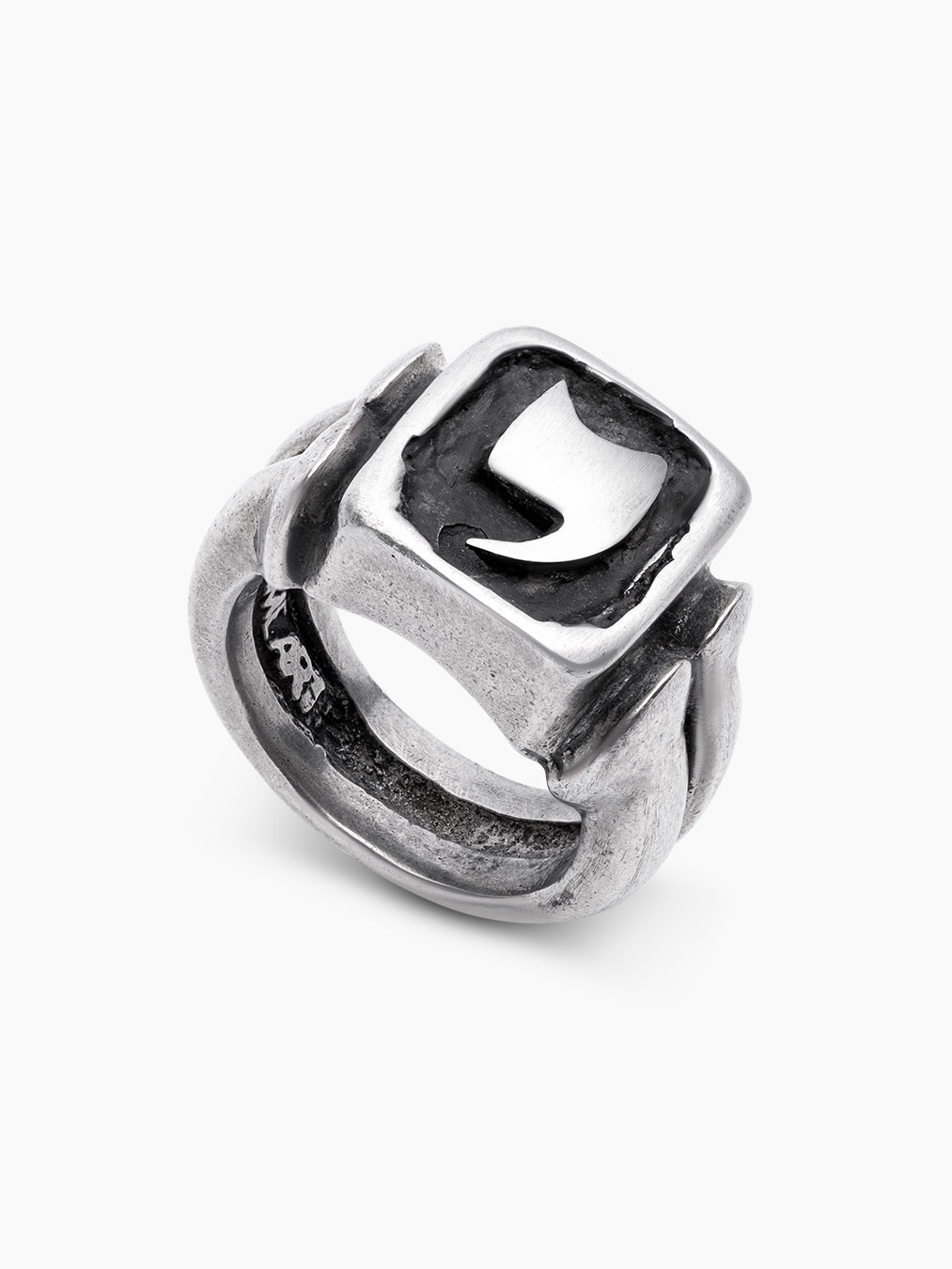 Hebrew Letter Yud Ring Sterling Silver 925 Israel