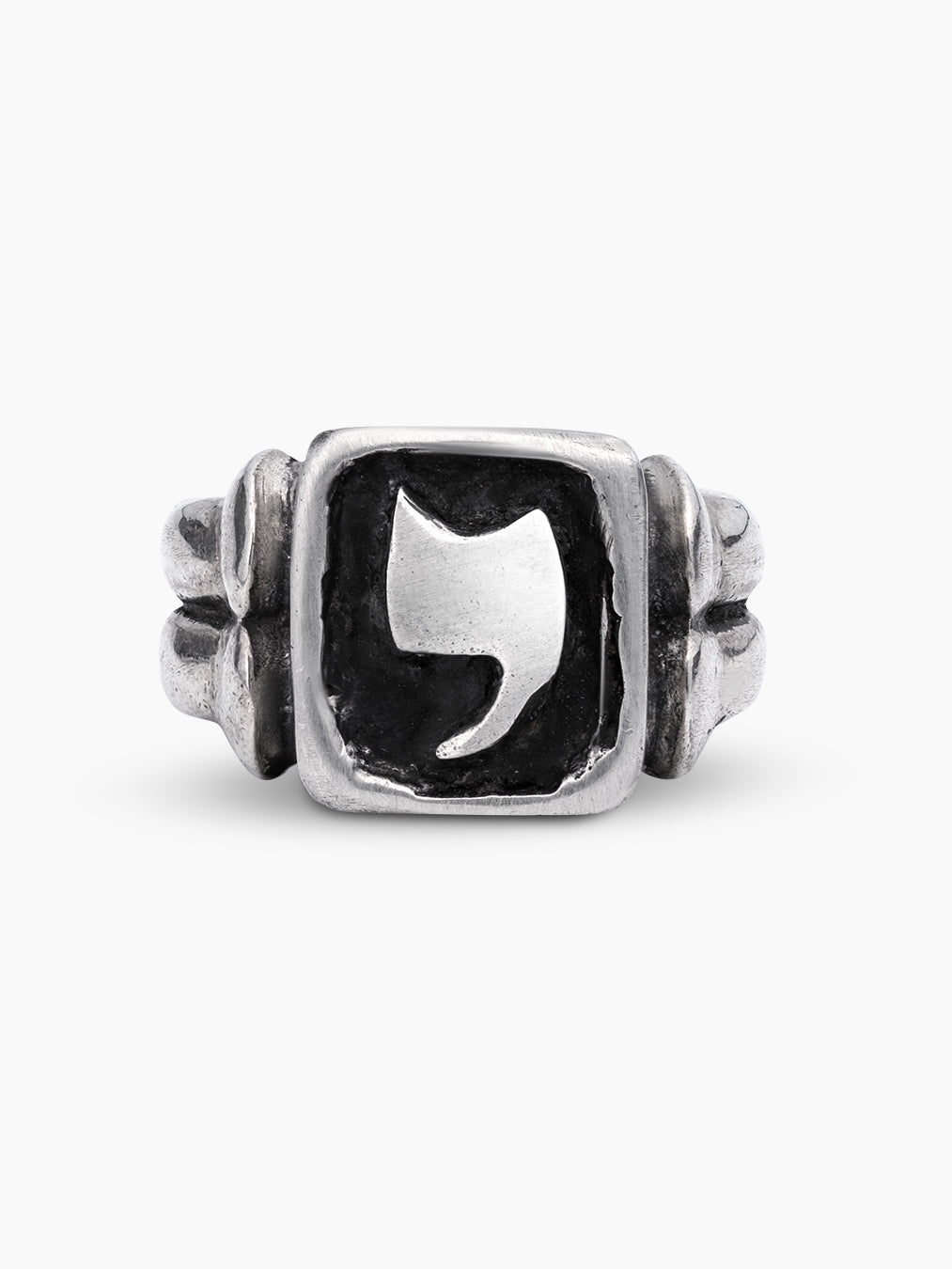 Hebrew Letter Yud Ring Sterling Silver 925 Israel