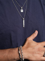 Hebrew Makel Necklace Sterling Silver 925 Israel Staff