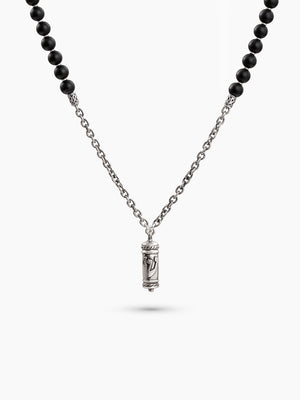 Hebrew Necklace Sterling Silver 925 Stones Israel