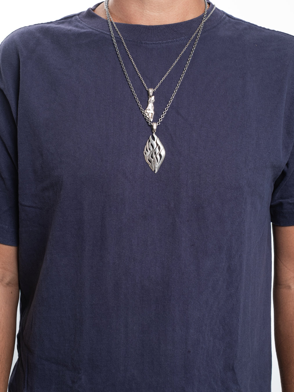 Israel Map Chai Necklace Sterling Silver 925 Jewish