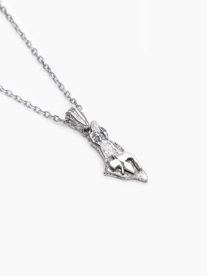 Israel Map Chai Necklace Sterling Silver 925 Jewish
