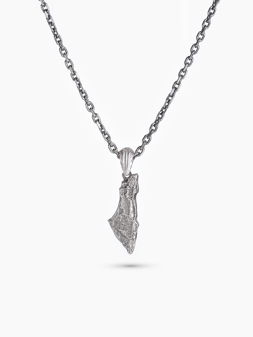 Israel Map Necklace Sterling Silver 925 Jewish Jewelry