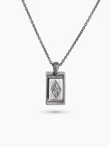 Israel Petek Necklace Sterling Silver 925 Breslov Note