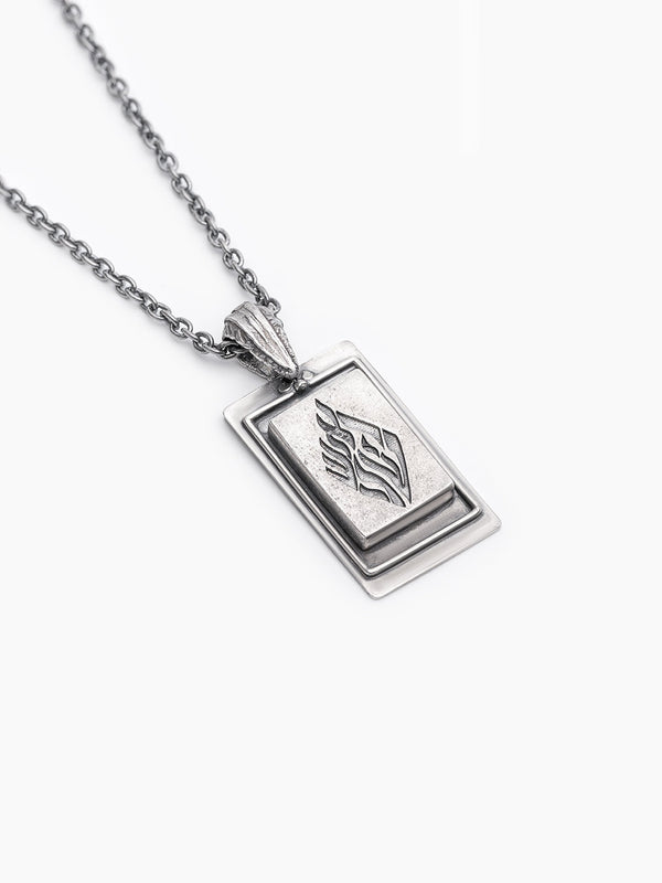 Israel Petek Necklace Sterling Silver 925 Breslov Note