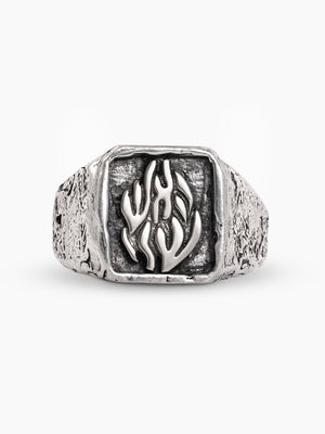 Jewish Ring Aesh Sheli in Silver Handcrafted in Israel - Nahal