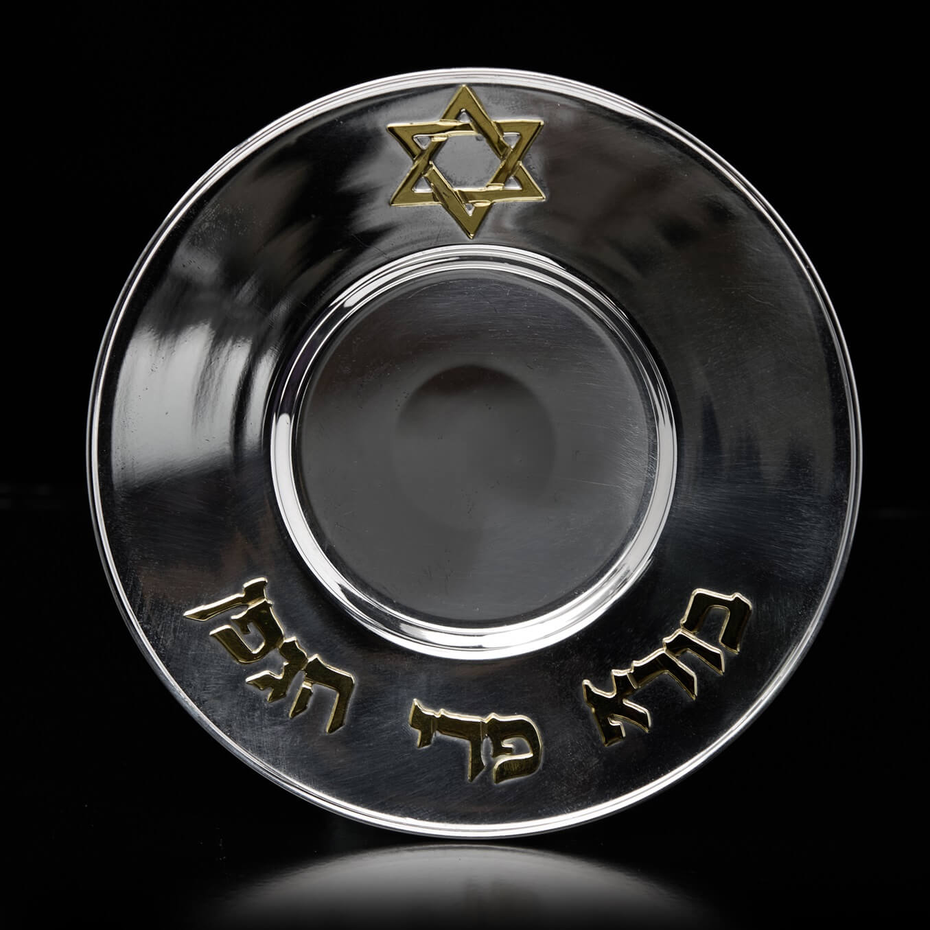 Kiddush Cup Wine Glass in Shiny Sterling Silver 925 Luxury Judaica by Kameart