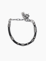 Leather Bracelet Sterling Silver 925 Israel Nathan