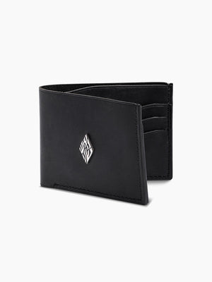 Leather Wallet Black Handmade Israel Jewish Gift