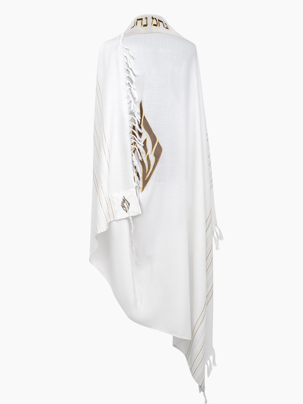 Luxury Jewish Tallit Green & Gold | Luxury Breslov Prayer Shawl