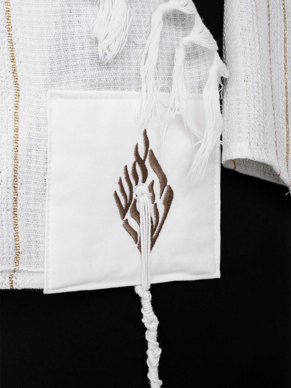 Luxury Jewish Tallit Green & Gold | Luxury Breslov Prayer Shawl