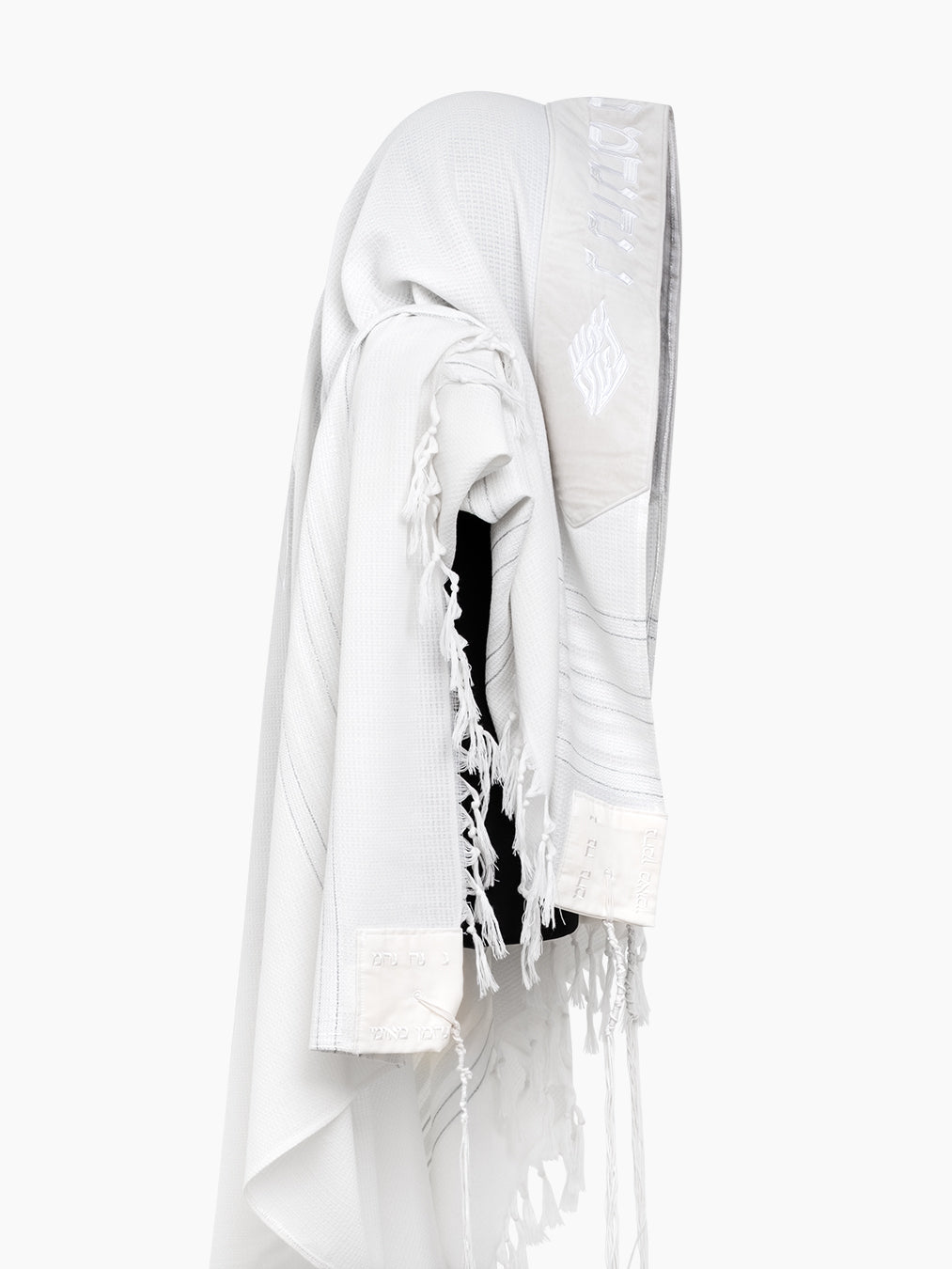 Nachman Prestige Tallit White | Luxury Prayer Shawl