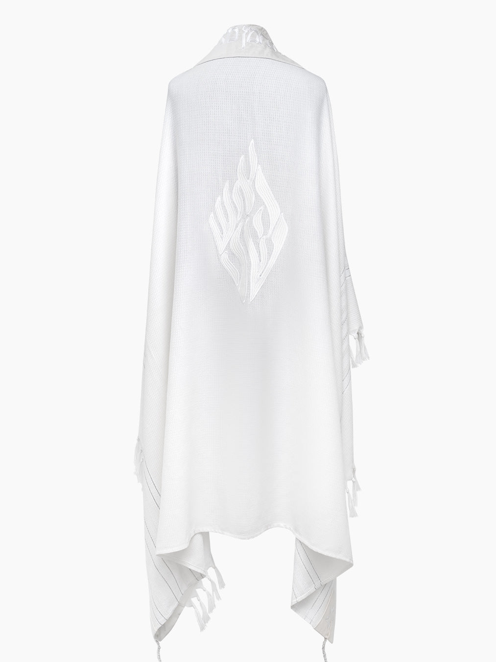 Nachman Prestige Tallit White | Luxury Prayer Shawl