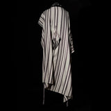 Nachman Tallit Black Stripes | Luxury Prayer Shawl