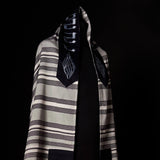 Nachman Tallit Blue Stripes | Luxury Prayer Shawl