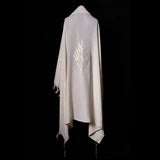 Nachman Tallit White | Luxury Jewish Prayer Shawl